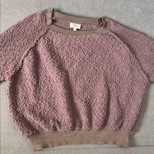 T2love Women’s Textured Mauve Sweater. Size S/M